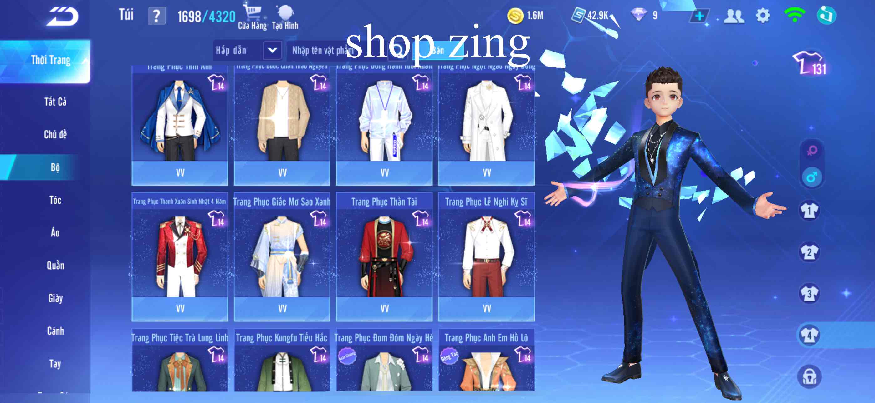 2. Tài khoản Z1770 - hình ảnh bảng ngọc