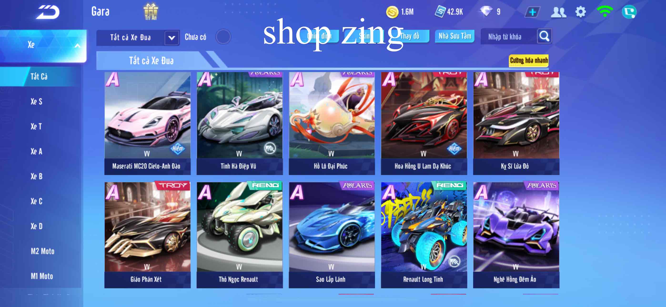2. Tài khoản Z1770 - hình ảnh túi đồ