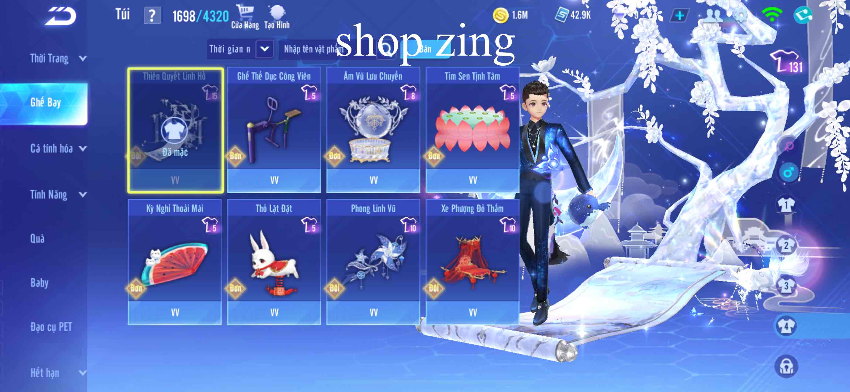 1. Tài khoản Z1770 - hình ảnh tướng