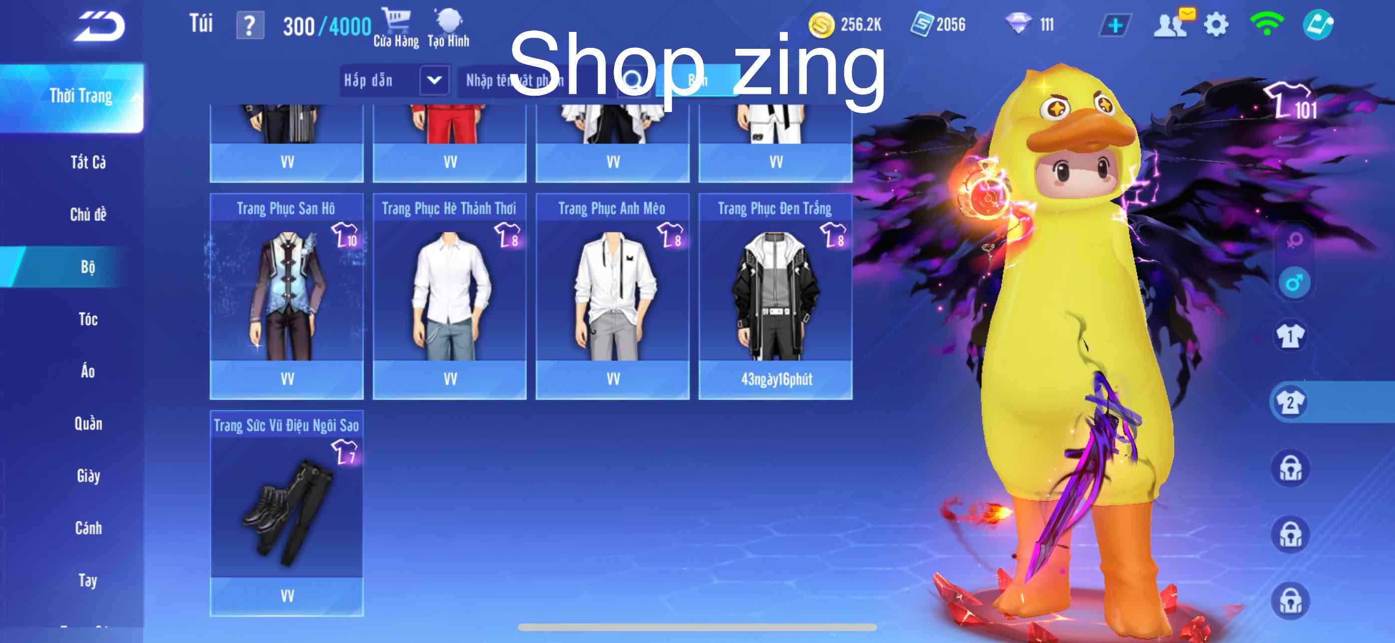 7. Tài khoản Z1811 - hình ảnh túi đồ