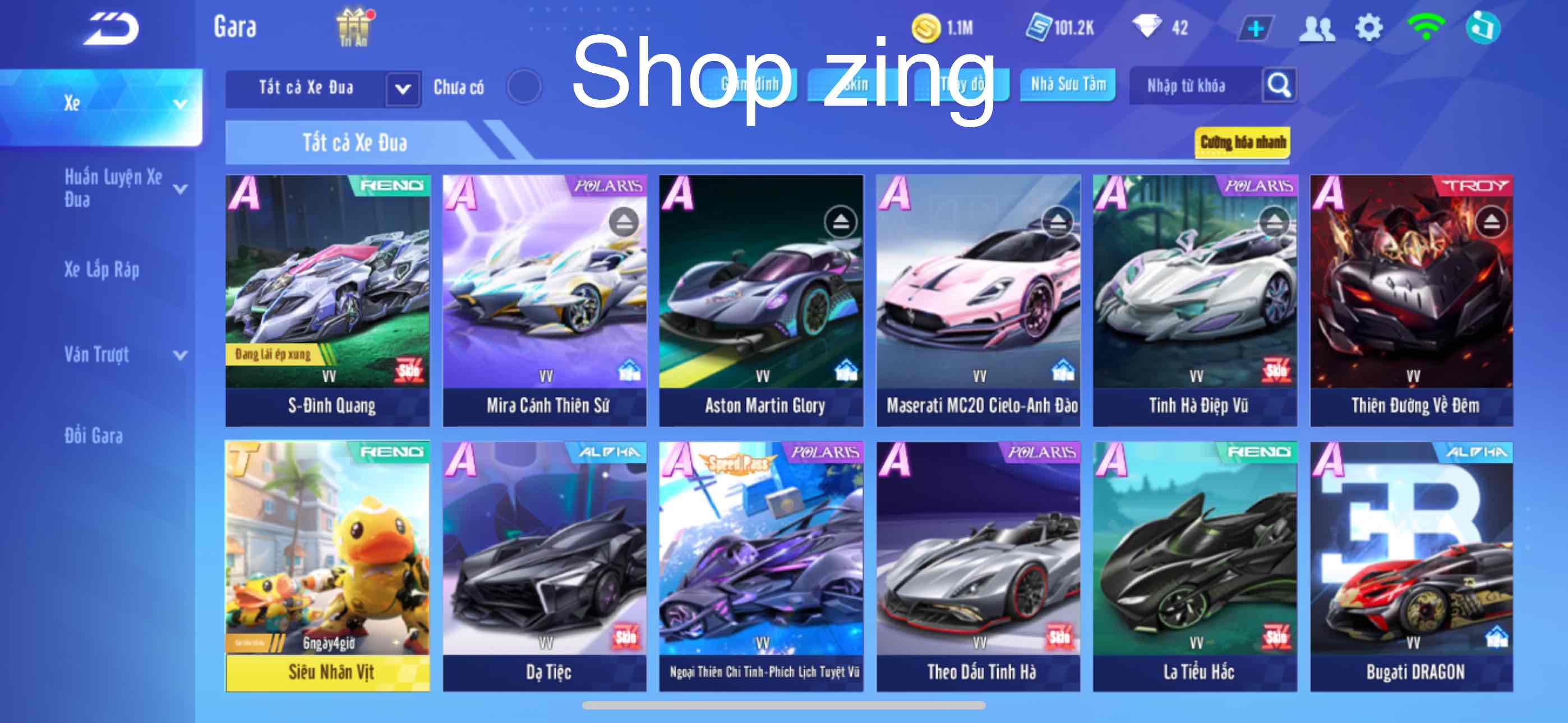 1. Tài khoản Z2303 - hình ảnh túi đồ