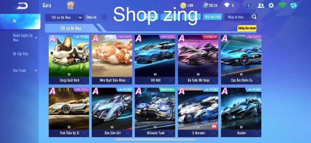 5. Tài khoản Z2311 - hình ảnh túi đồ