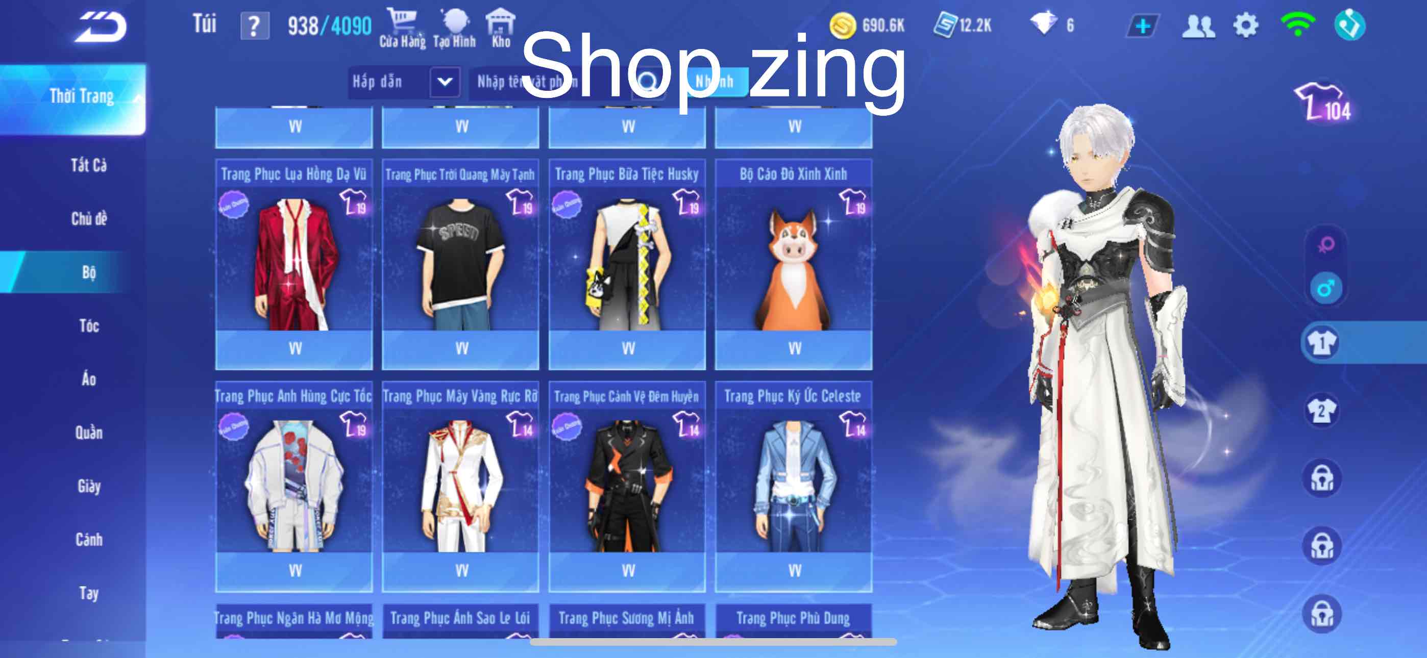 3. Tài khoản Z2315 - hình ảnh bảng ngọc