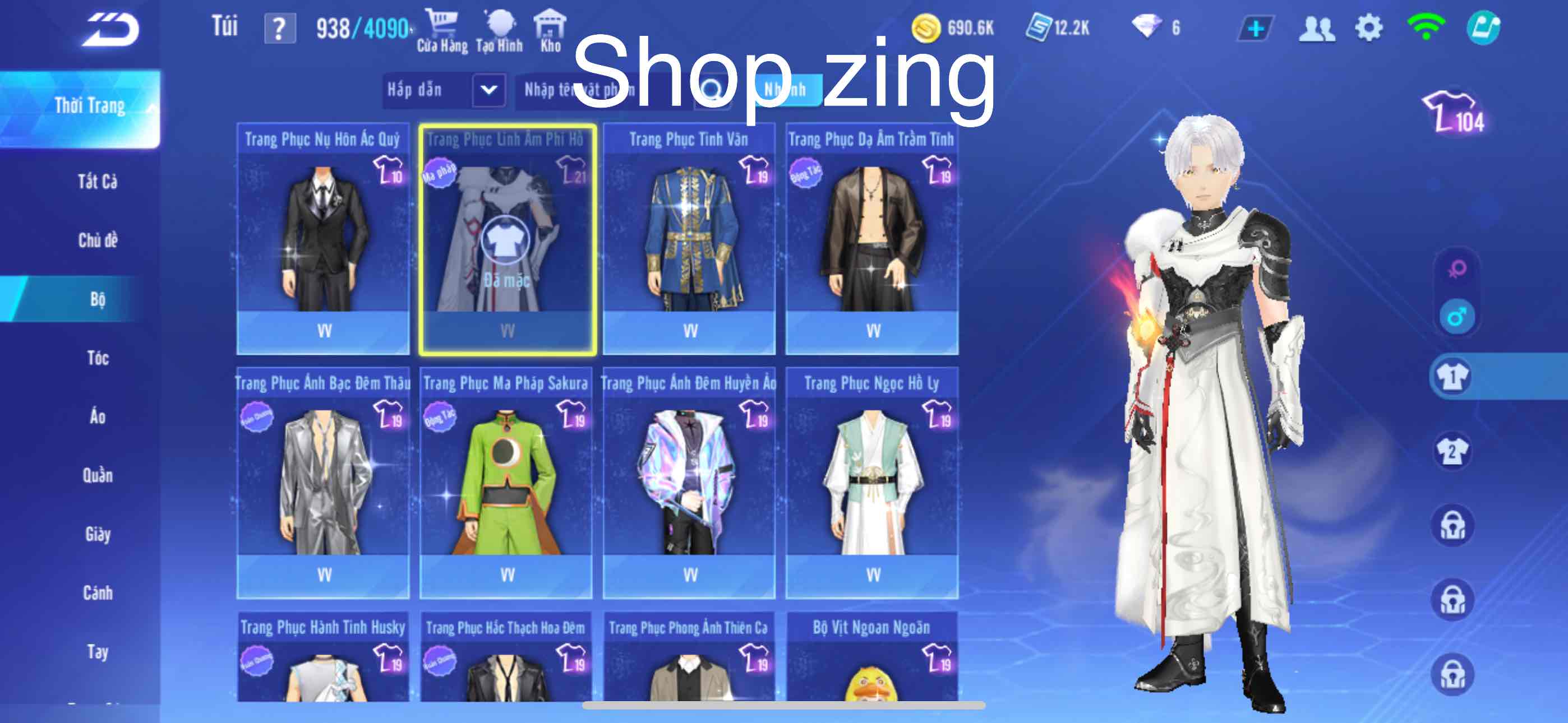 6. Tài khoản Z2315 - hình ảnh bảng ngọc