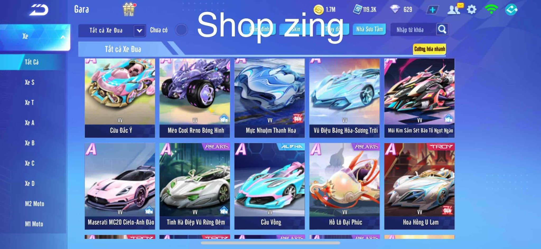 1. Tài khoản Z2318 - hình ảnh túi đồ