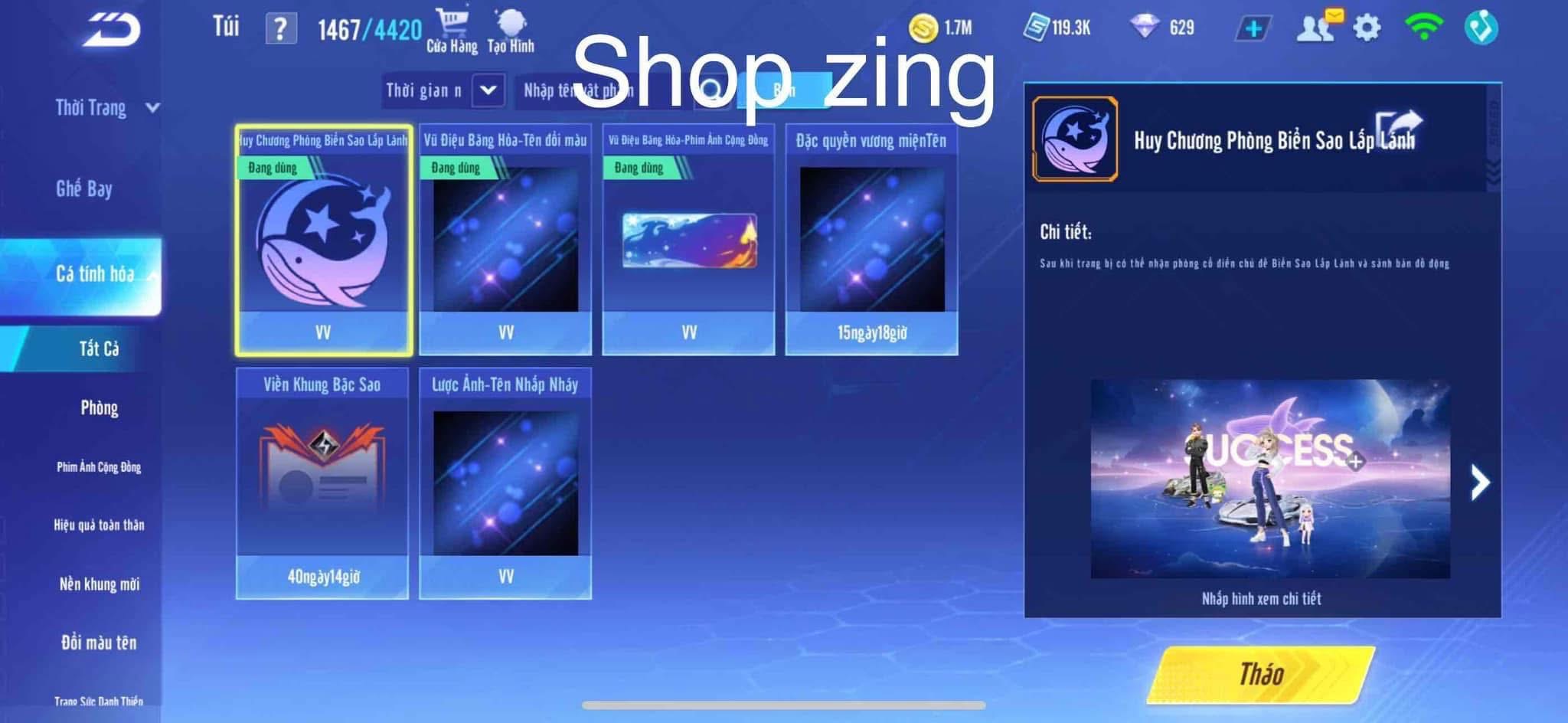1. Tài khoản Z2318 - hình ảnh tướng