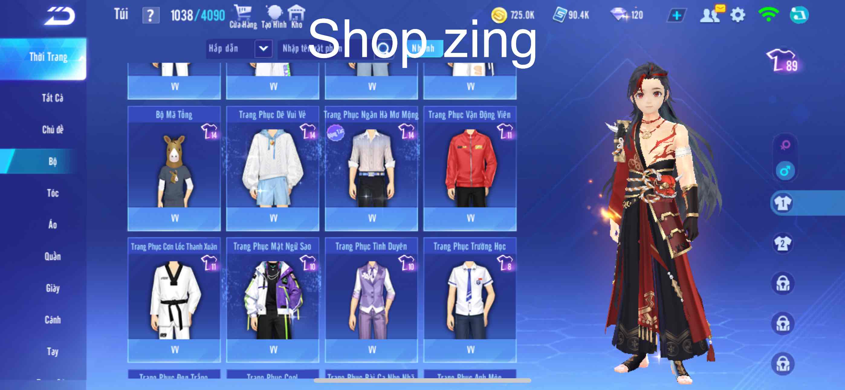 2. Tài khoản Z2324 - hình ảnh bảng ngọc