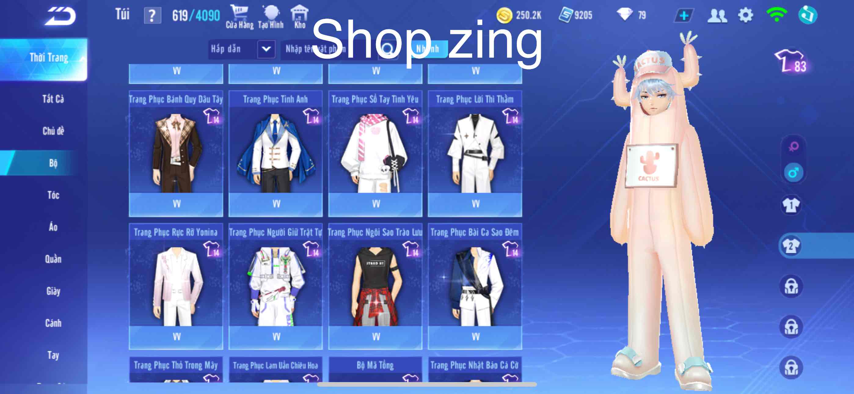 2. Tài khoản Z2340 - hình ảnh bảng ngọc
