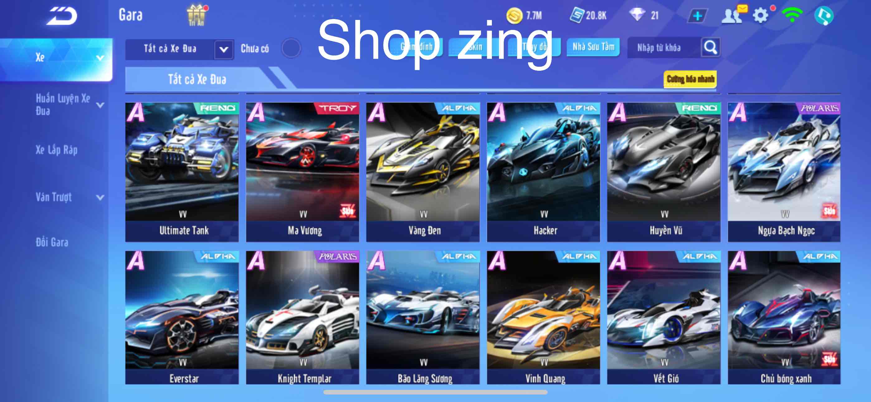 2. Tài khoản Z2345 - hình ảnh túi đồ