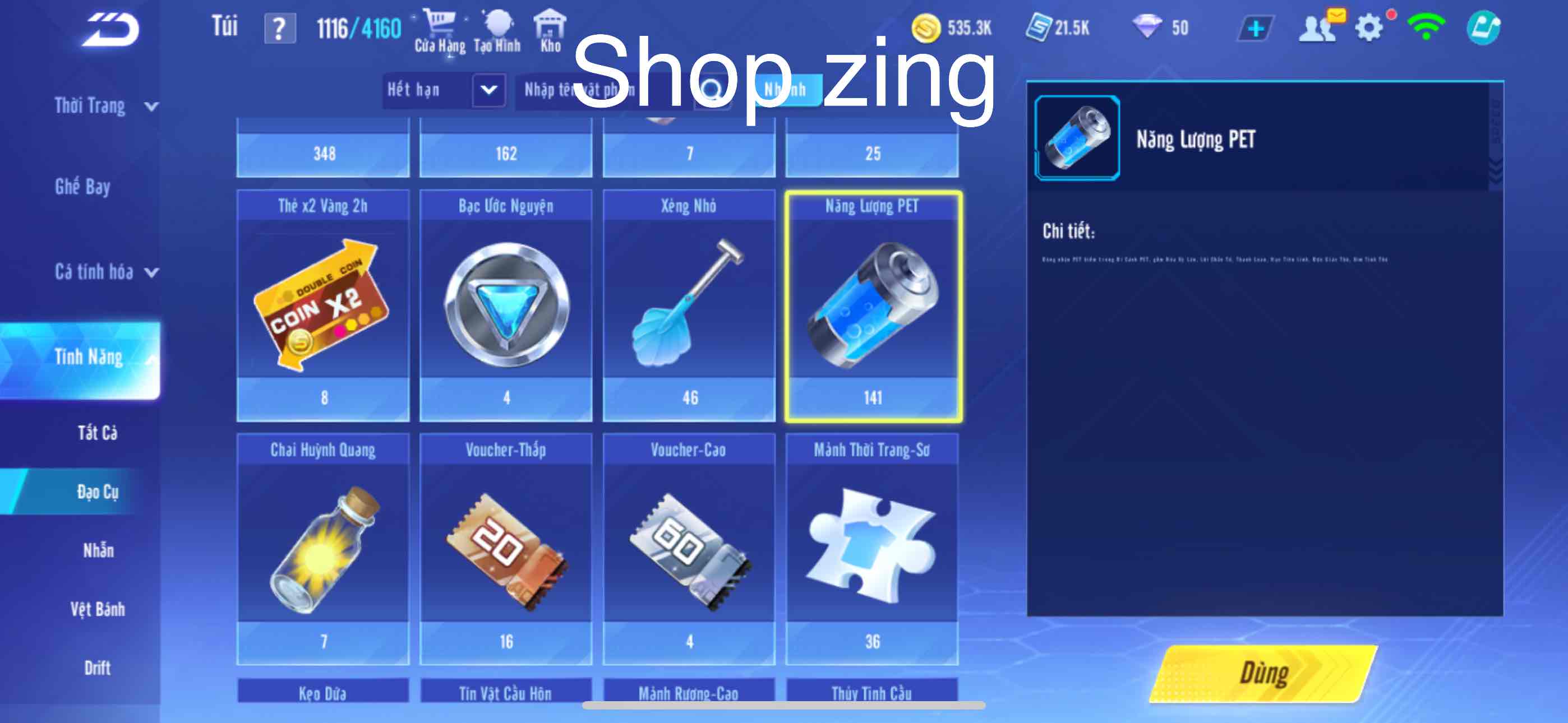 2. Tài khoản Z2347 - hình ảnh trang phục