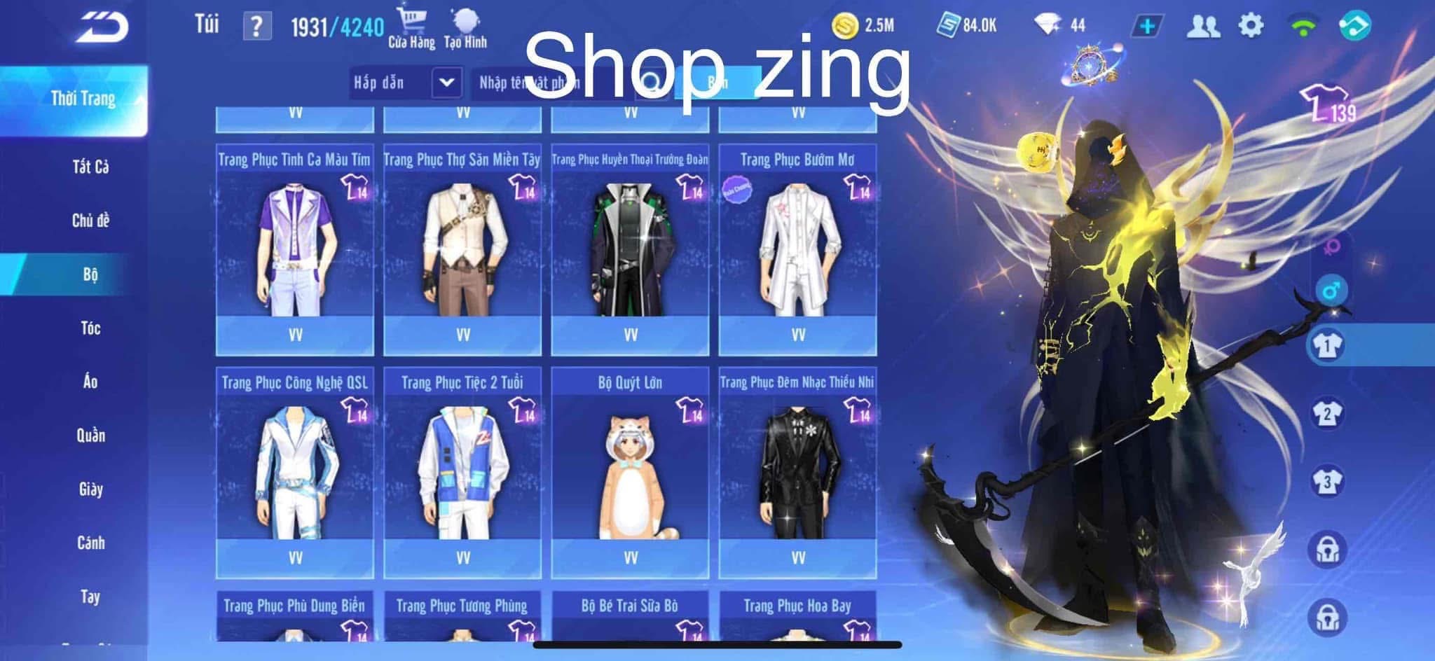 2. Tài khoản Z2350 - hình ảnh bảng ngọc