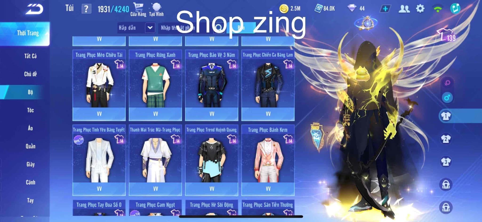 3. Tài khoản Z2350 - hình ảnh bảng ngọc