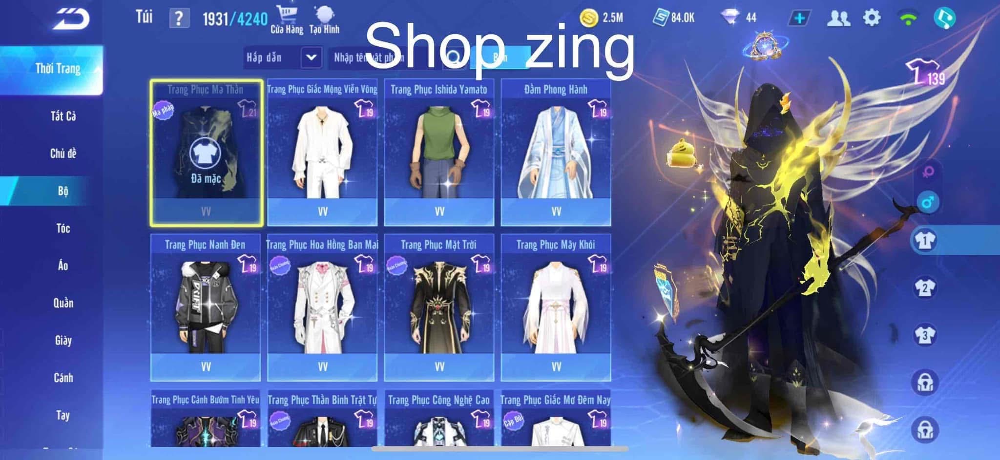 7. Tài khoản Z2350 - hình ảnh bảng ngọc