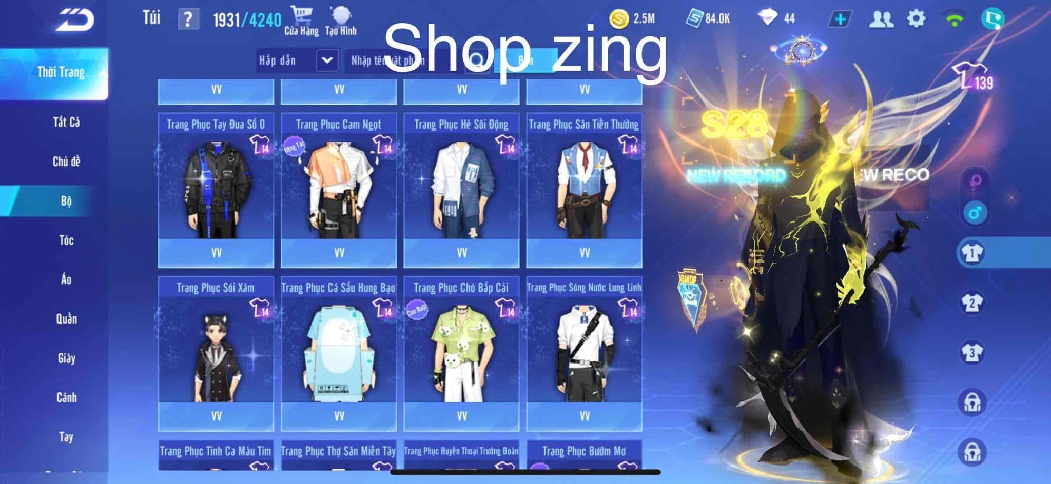 12. Tài khoản Z2350 - hình ảnh bảng ngọc