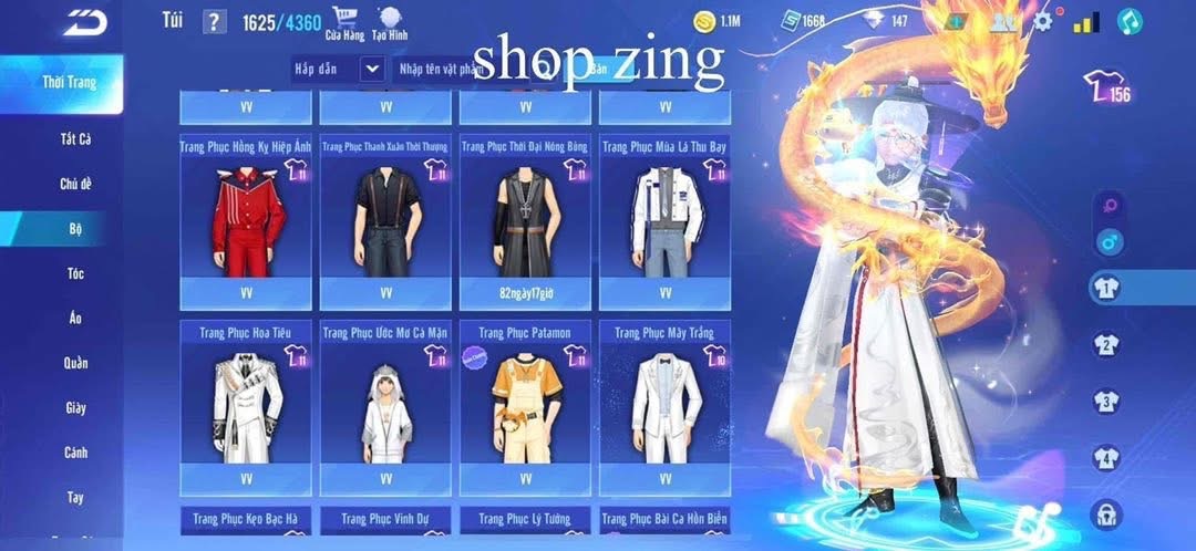 2. Tài khoản Z2365 - hình ảnh bảng ngọc