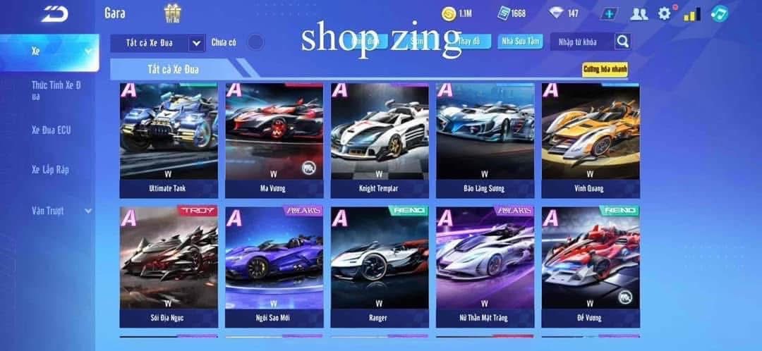 2. Tài khoản Z2365 - hình ảnh túi đồ
