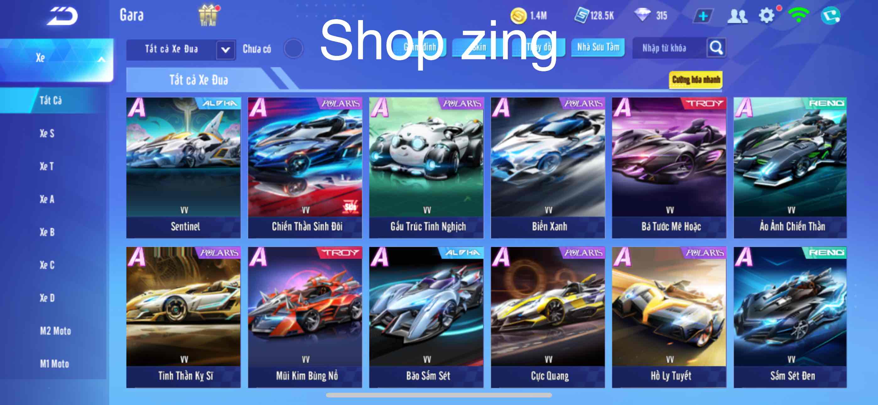2. Tài khoản Z2368 - hình ảnh túi đồ