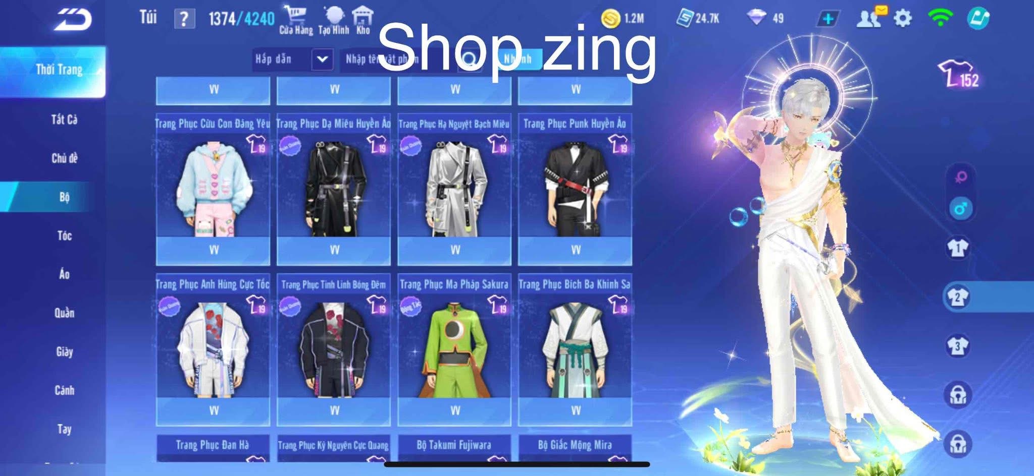 2. Tài khoản Z2370 - hình ảnh bảng ngọc