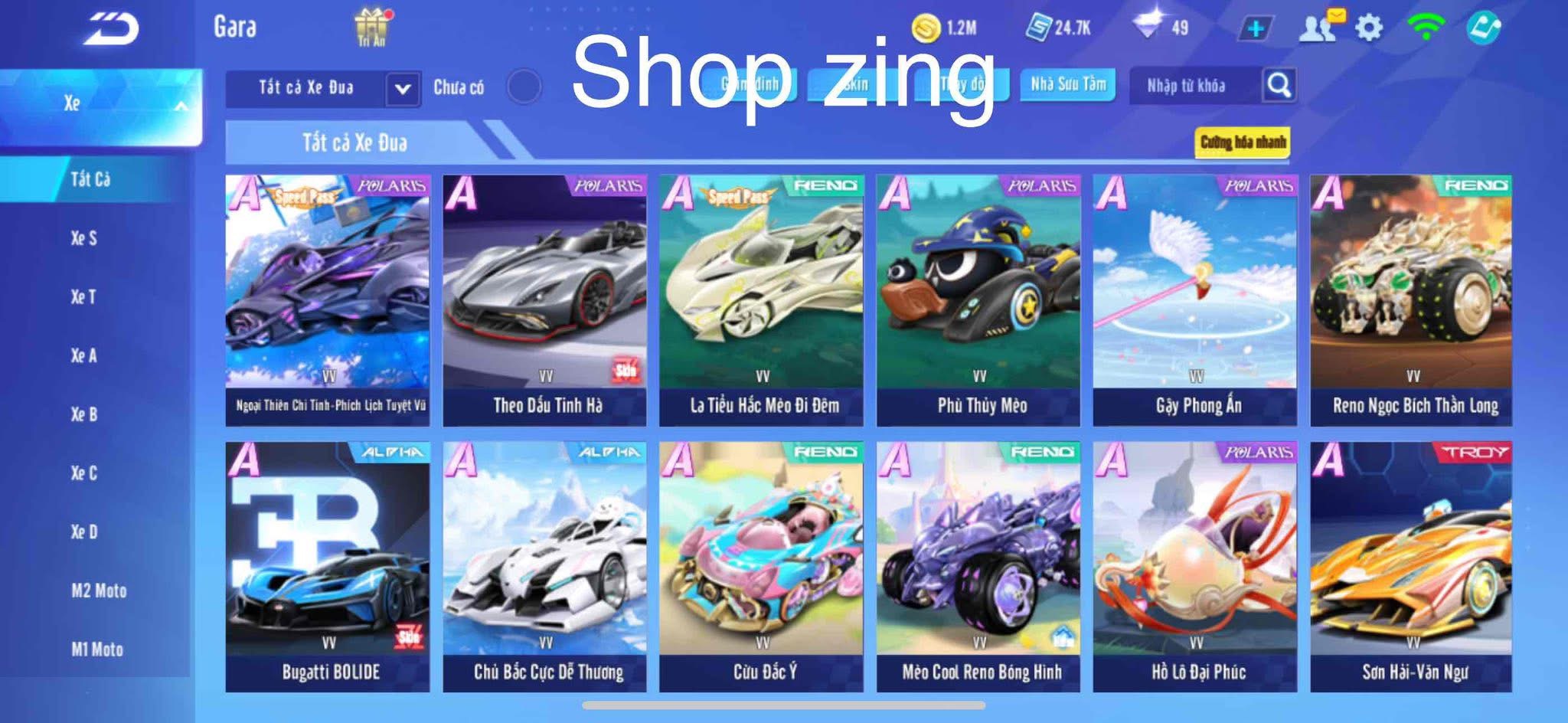 3. Tài khoản Z2370 - hình ảnh túi đồ