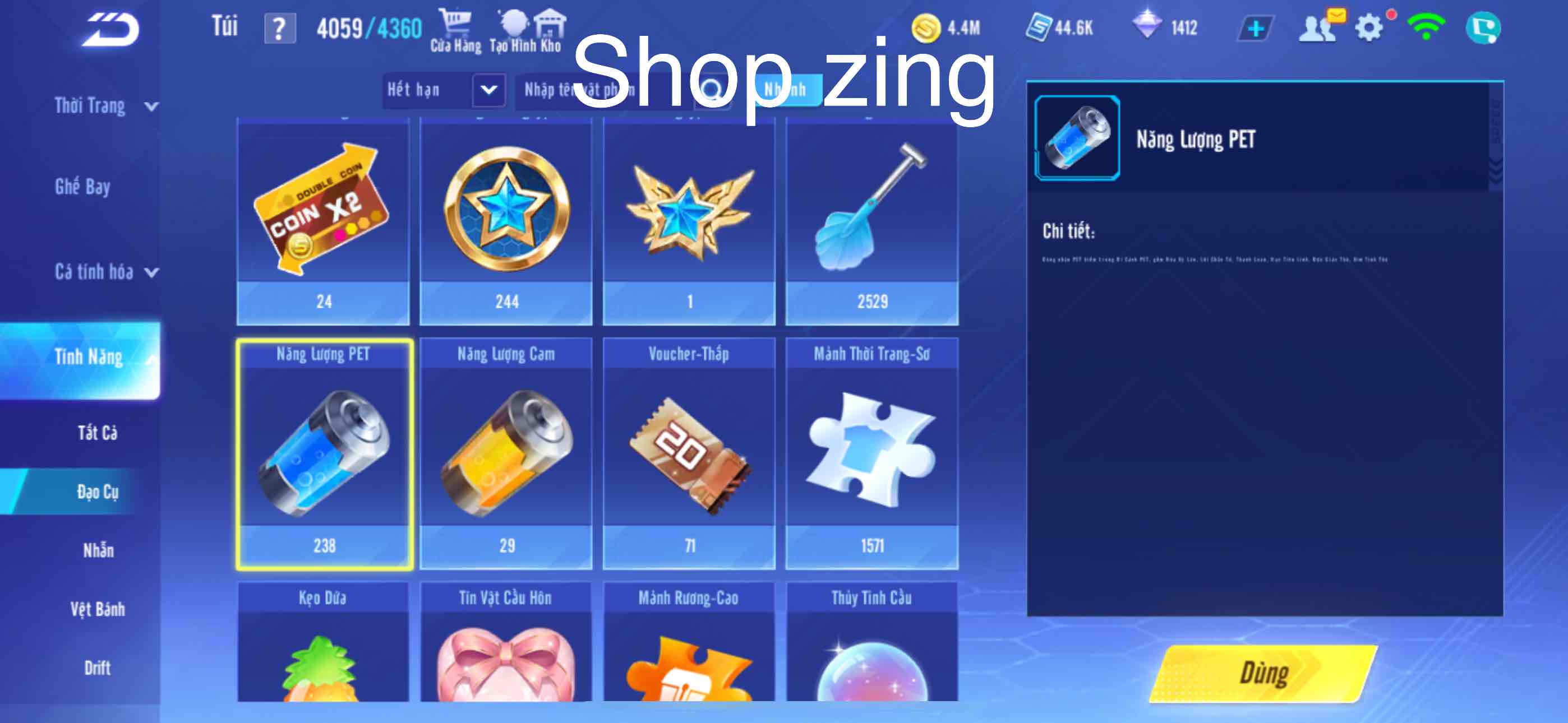 4. Tài khoản Z2373 - hình ảnh trang phục
