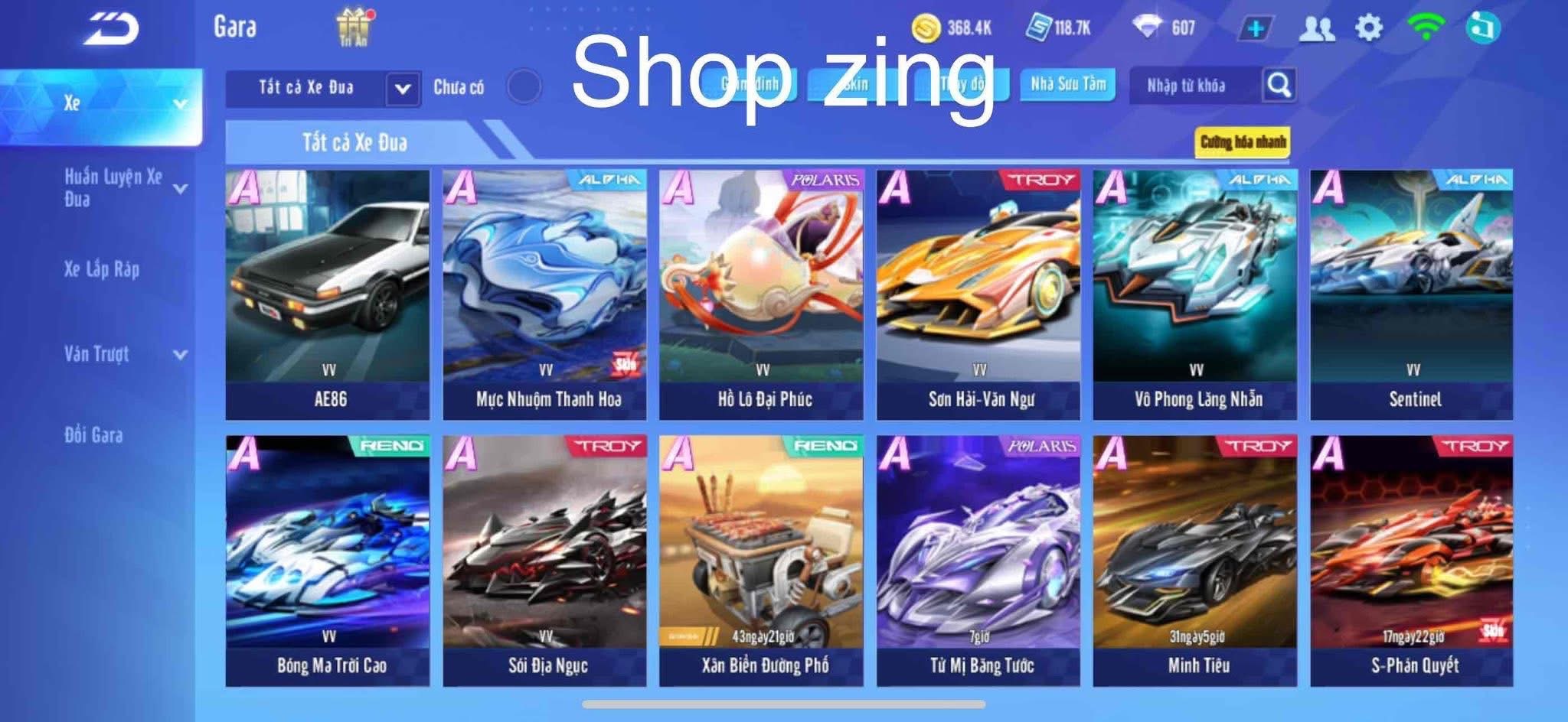 2. Tài khoản Z2384 - hình ảnh túi đồ