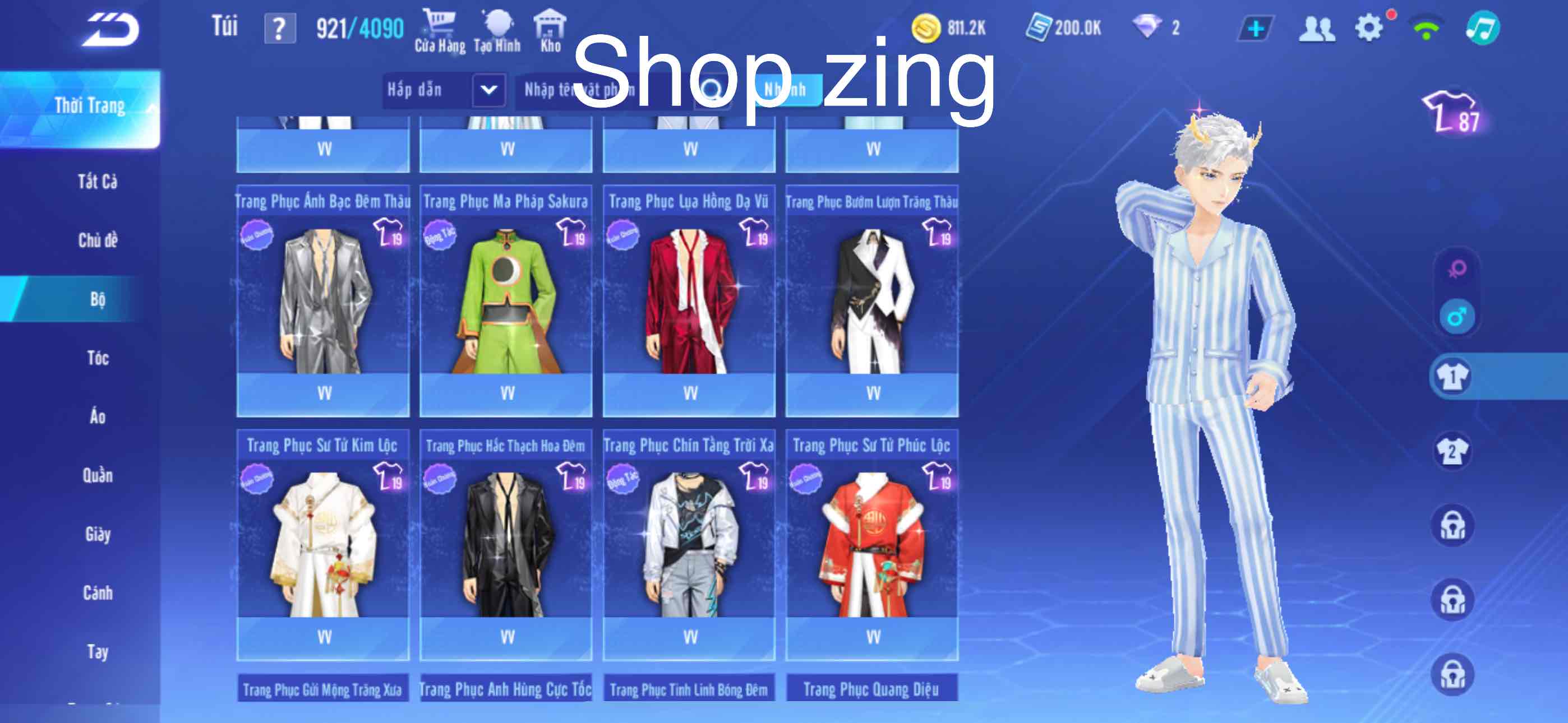 2. Tài khoản Z2385 - hình ảnh bảng ngọc
