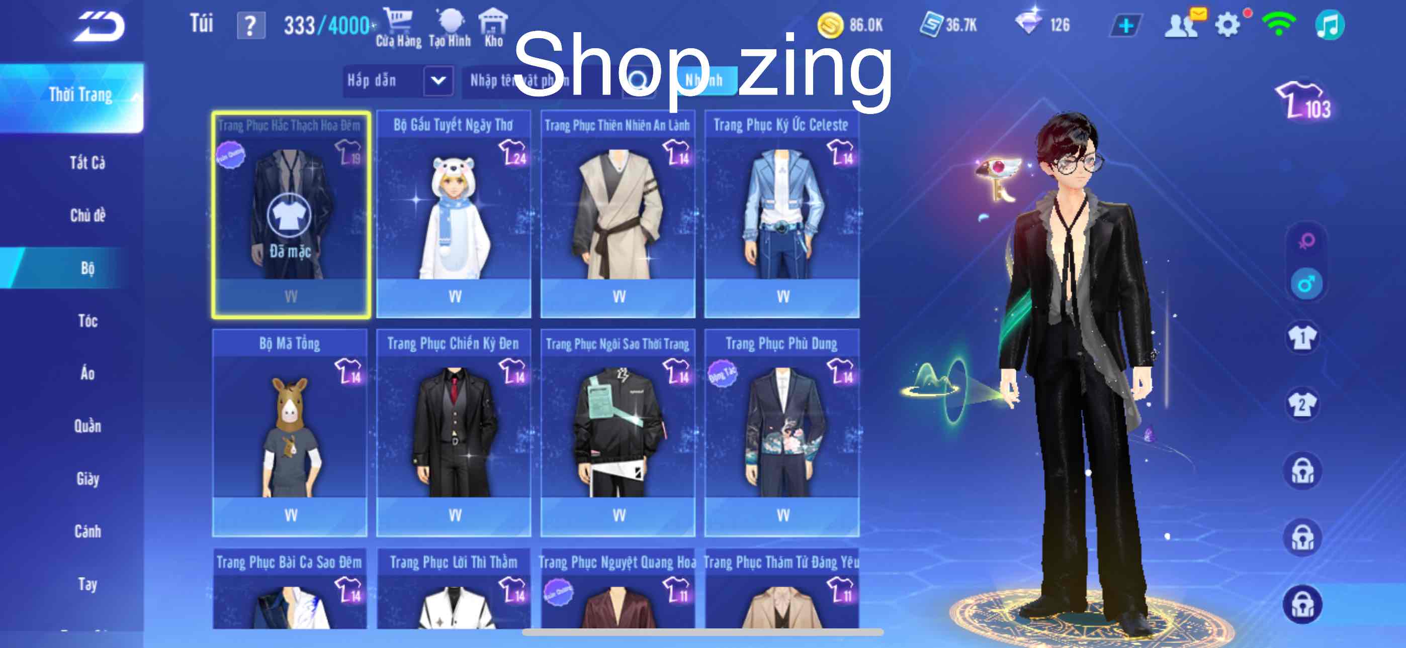 5. Tài khoản Z2390 - hình ảnh túi đồ