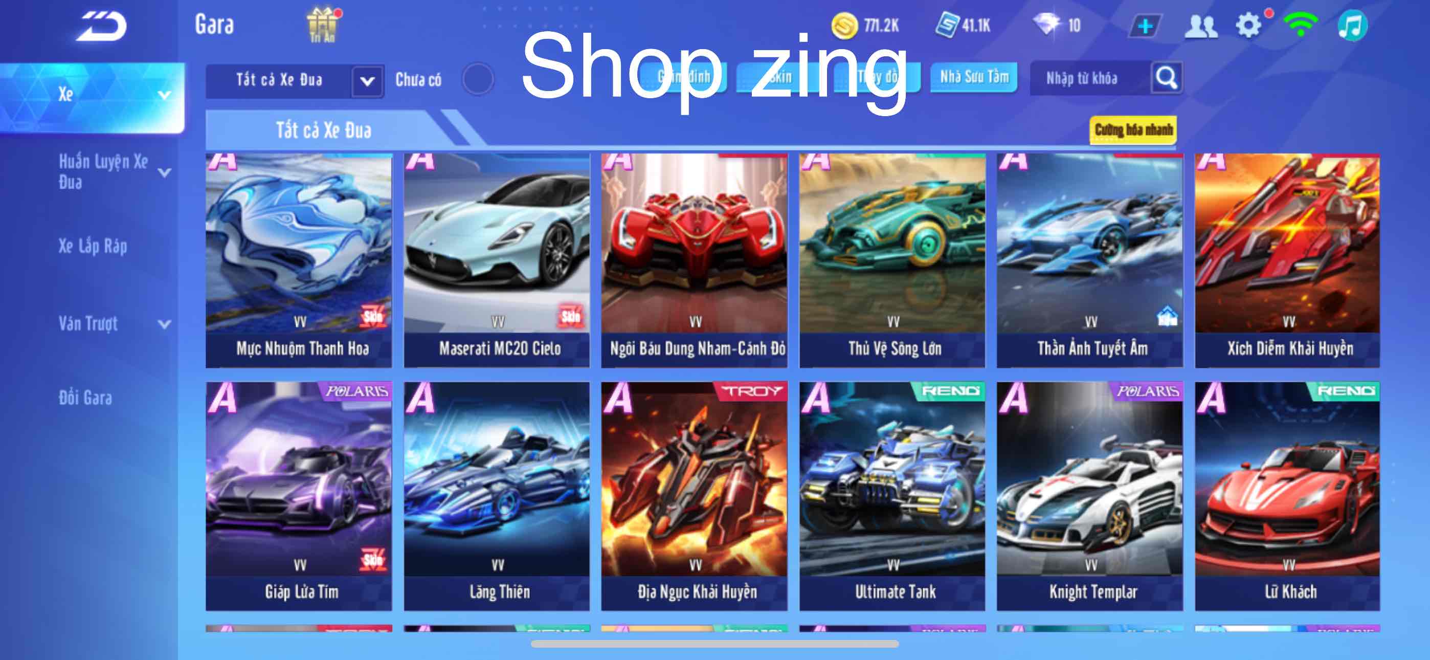 2. Tài khoản Z2400 - hình ảnh túi đồ