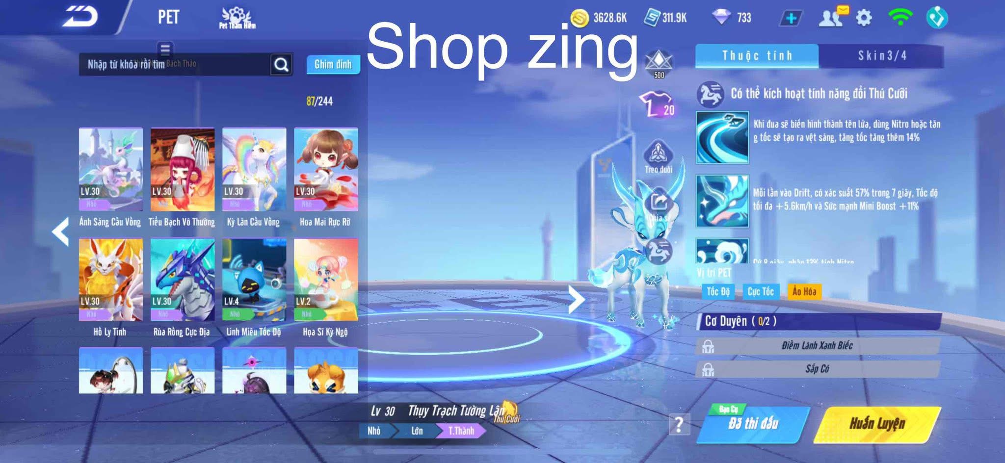 2. Tài khoản Z3711 - hình ảnh trang phục