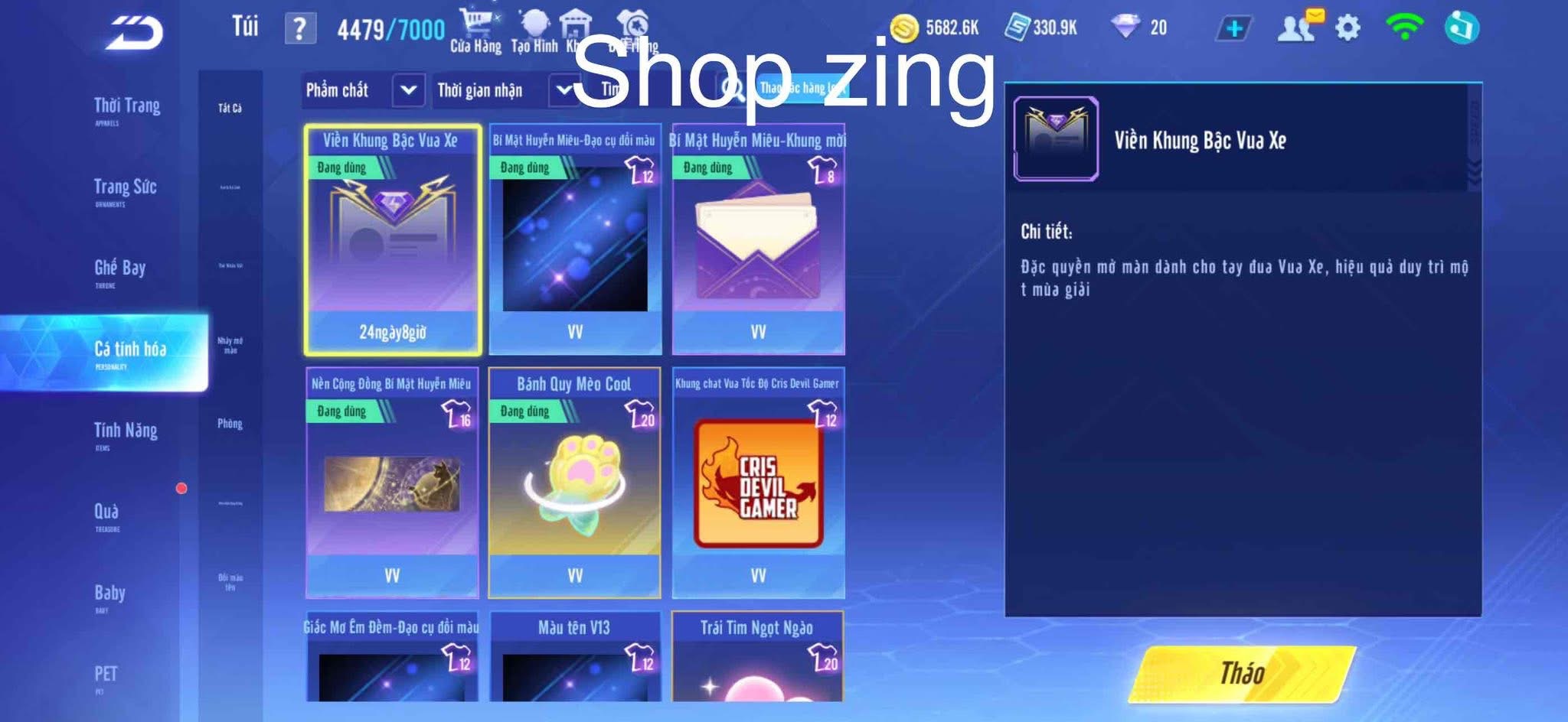 1. Tài khoản Z3793 - hình ảnh tướng