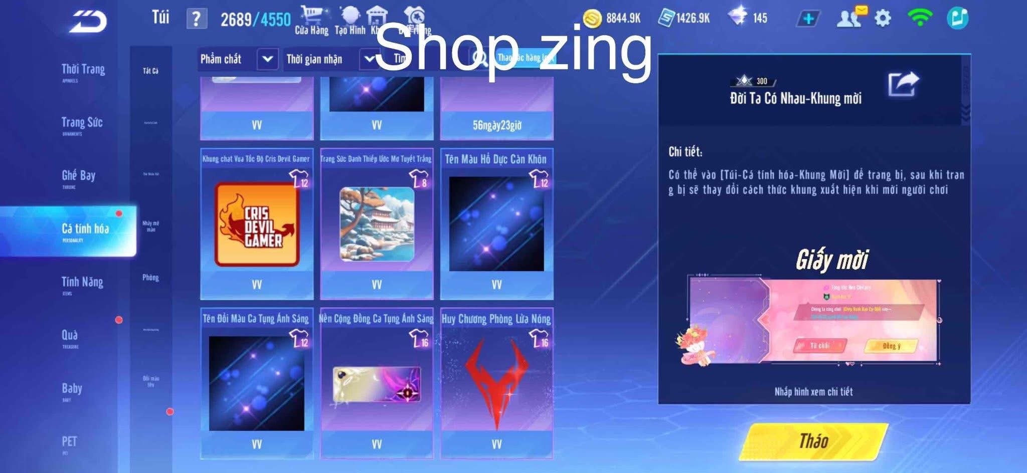 2. Tài khoản Z3813 - hình ảnh tướng