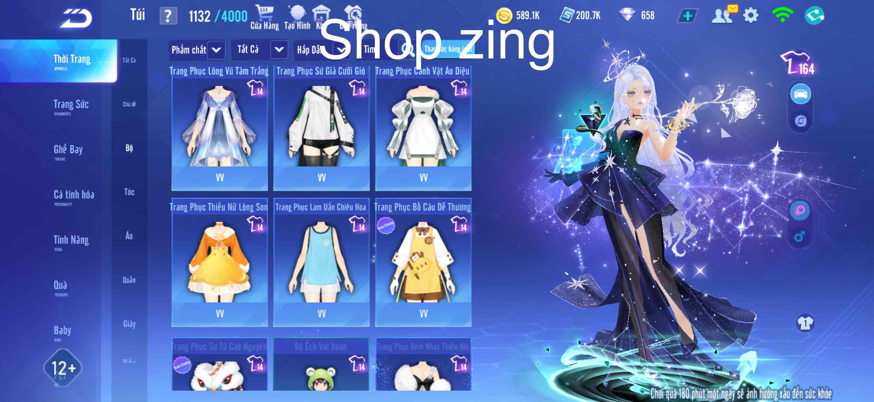 2. Tài khoản Z3815 - hình ảnh bảng ngọc