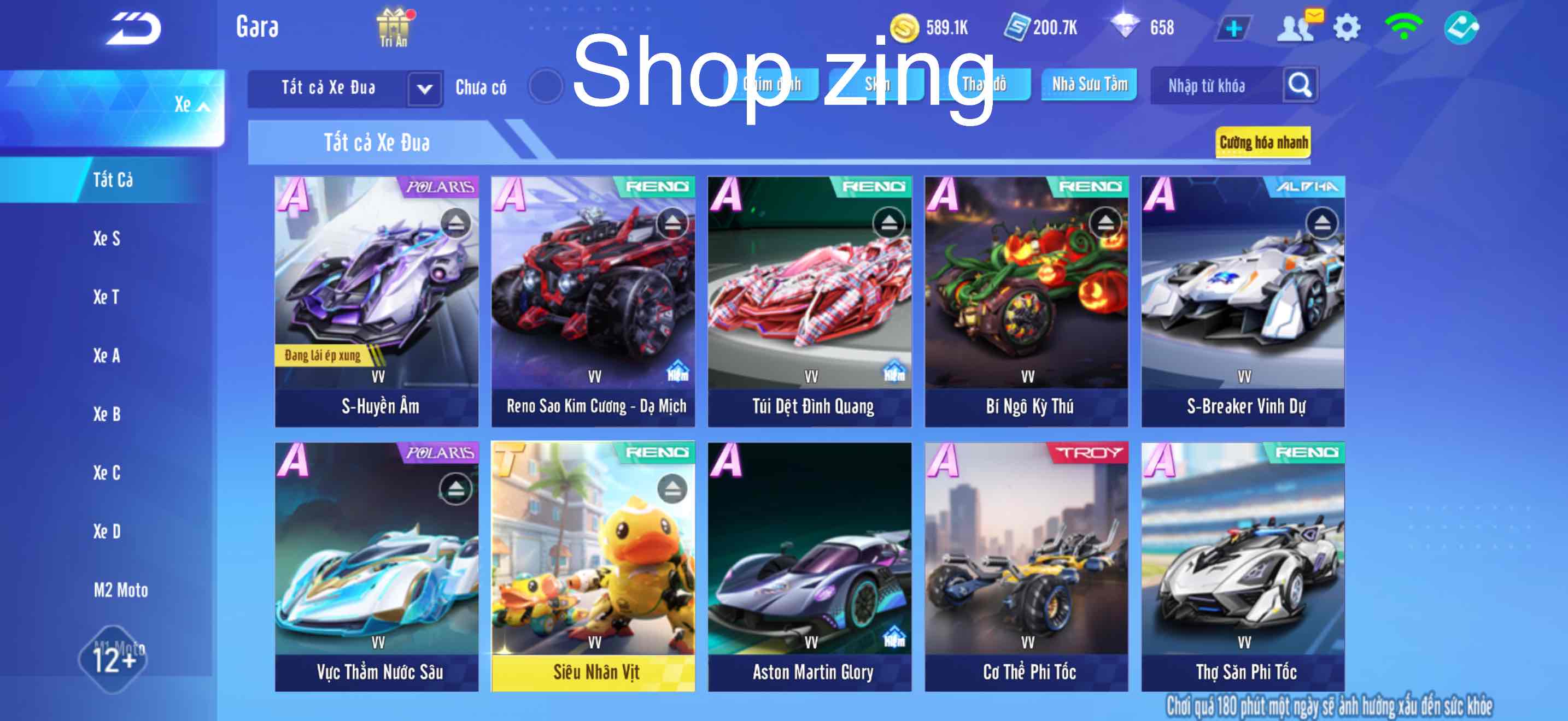 1. Tài khoản Z3815 - hình ảnh túi đồ