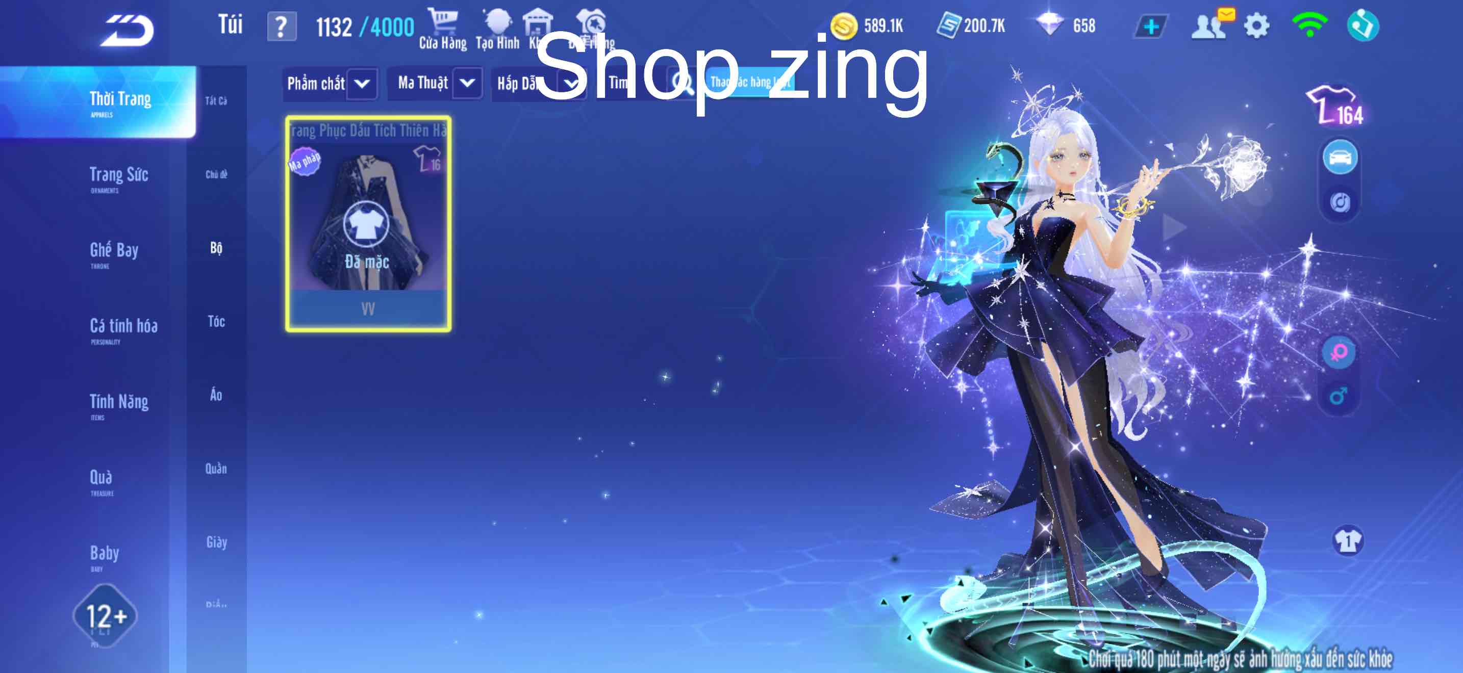 2. Tài khoản Z3815 - hình ảnh tướng