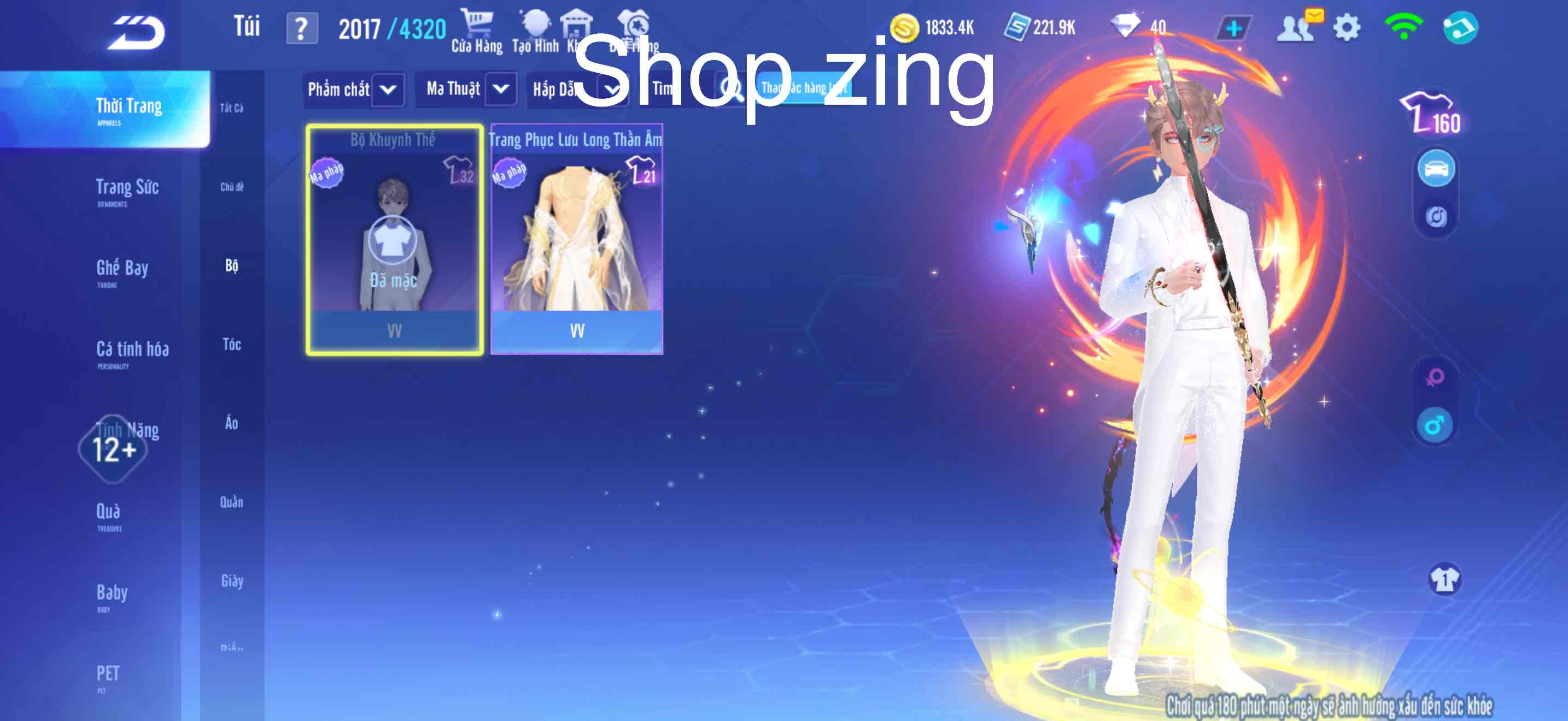 2. Tài khoản Z3816 - hình ảnh tướng