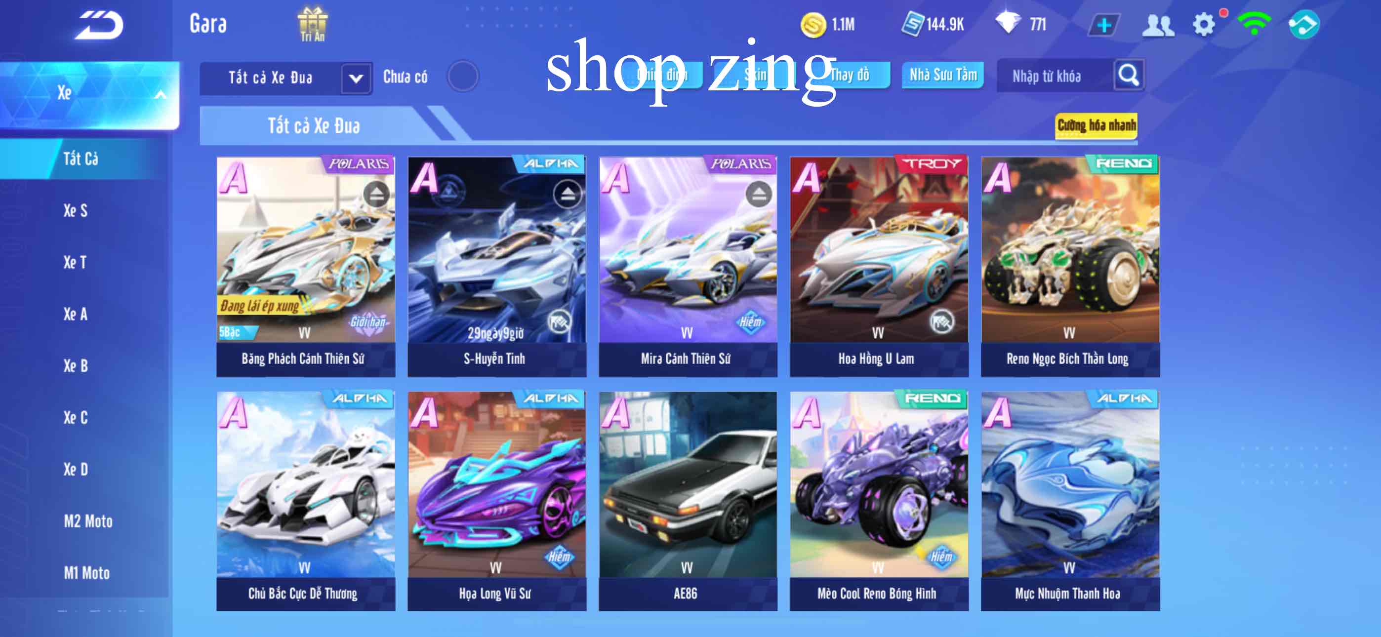 1. Tài khoản Z1720 - hình ảnh túi đồ