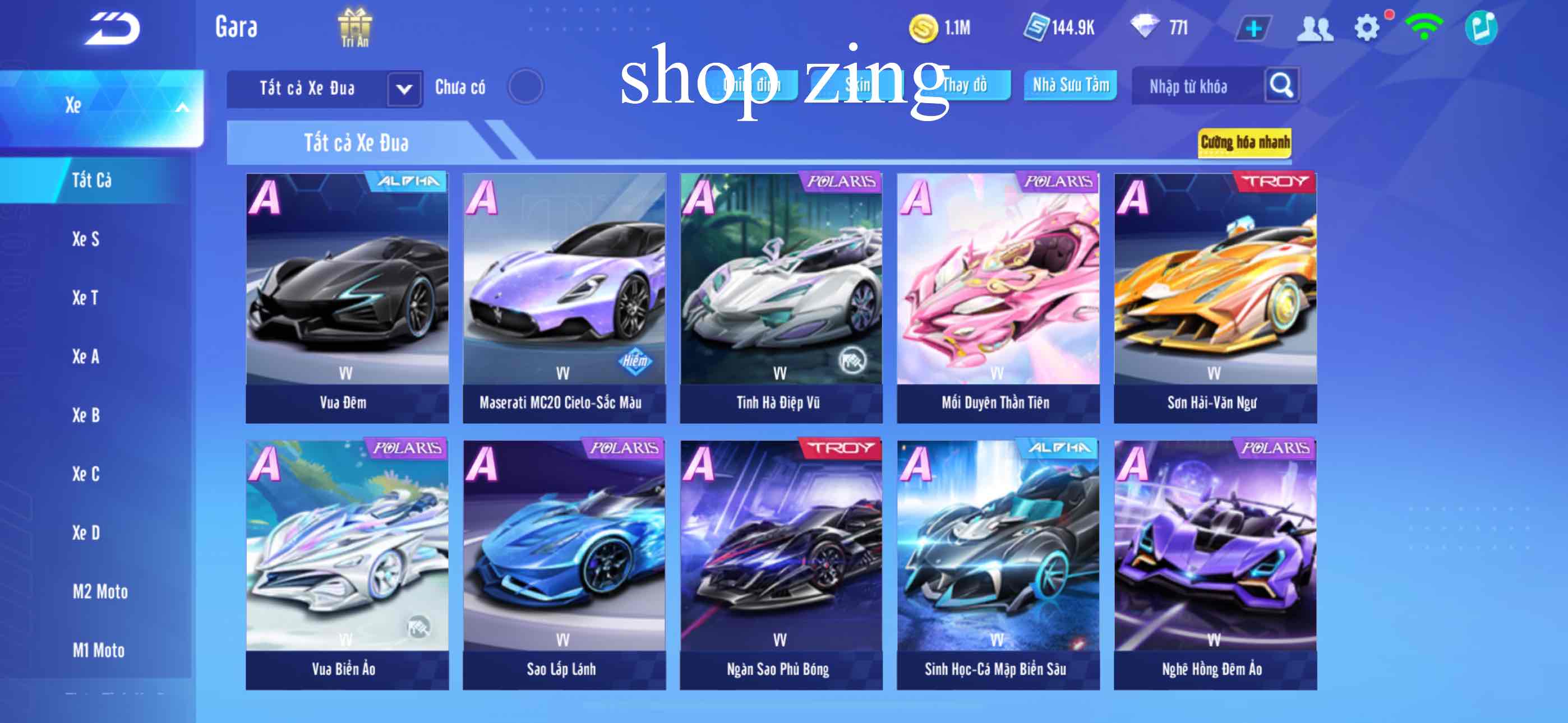 2. Tài khoản Z1720 - hình ảnh túi đồ