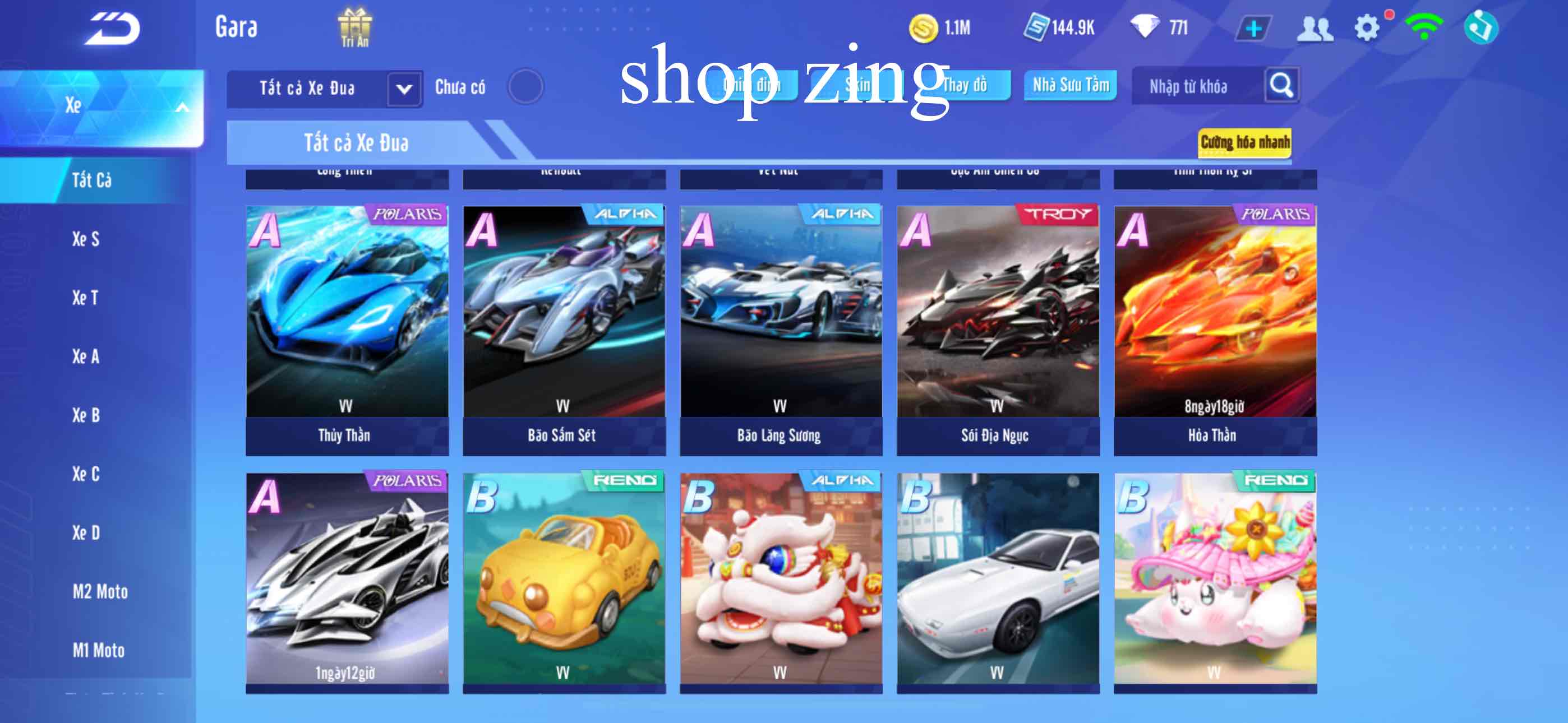 3. Tài khoản Z1720 - hình ảnh túi đồ