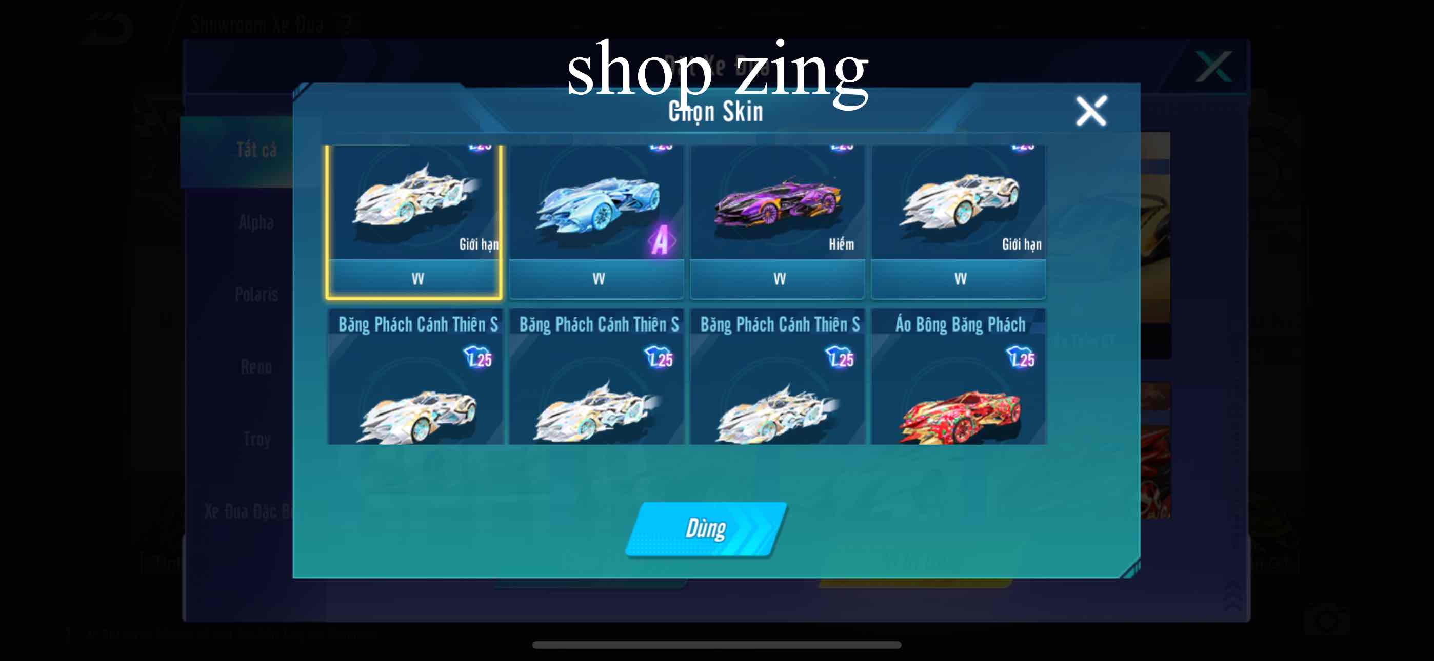 5. Tài khoản Z1720 - hình ảnh túi đồ