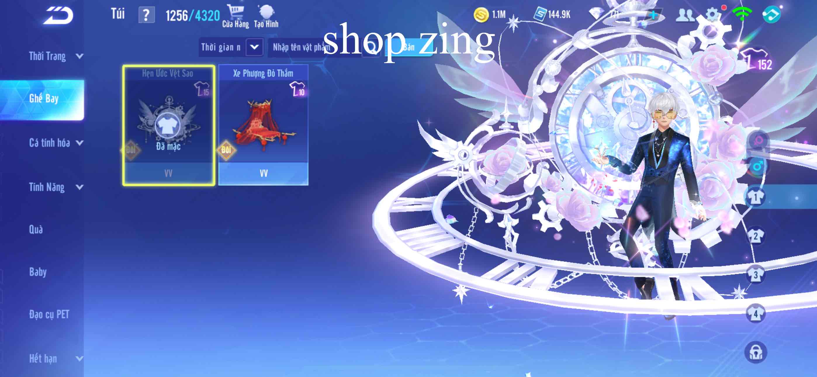 7. Tài khoản Z1720 - hình ảnh túi đồ