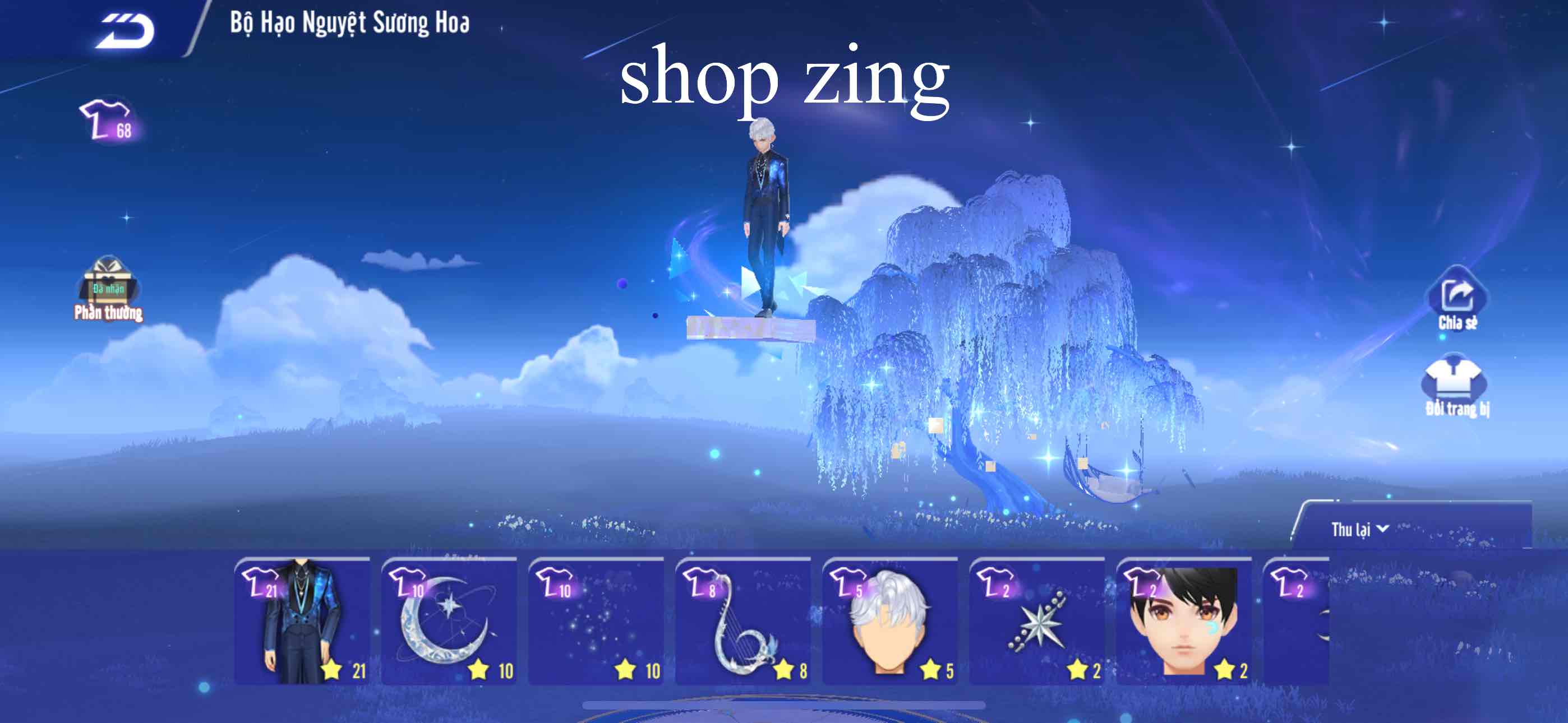 9. Tài khoản Z1720 - hình ảnh túi đồ