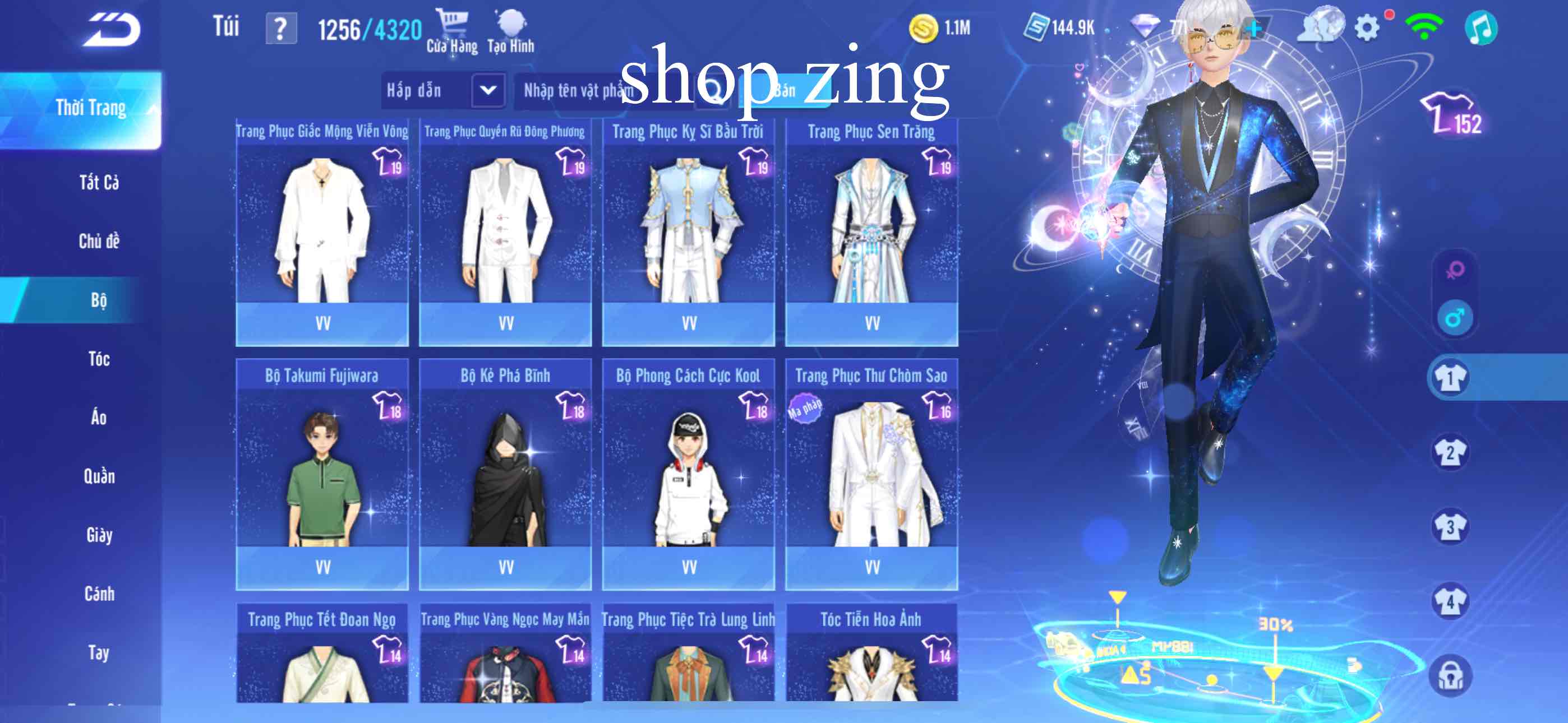 13. Tài khoản Z1720 - hình ảnh túi đồ